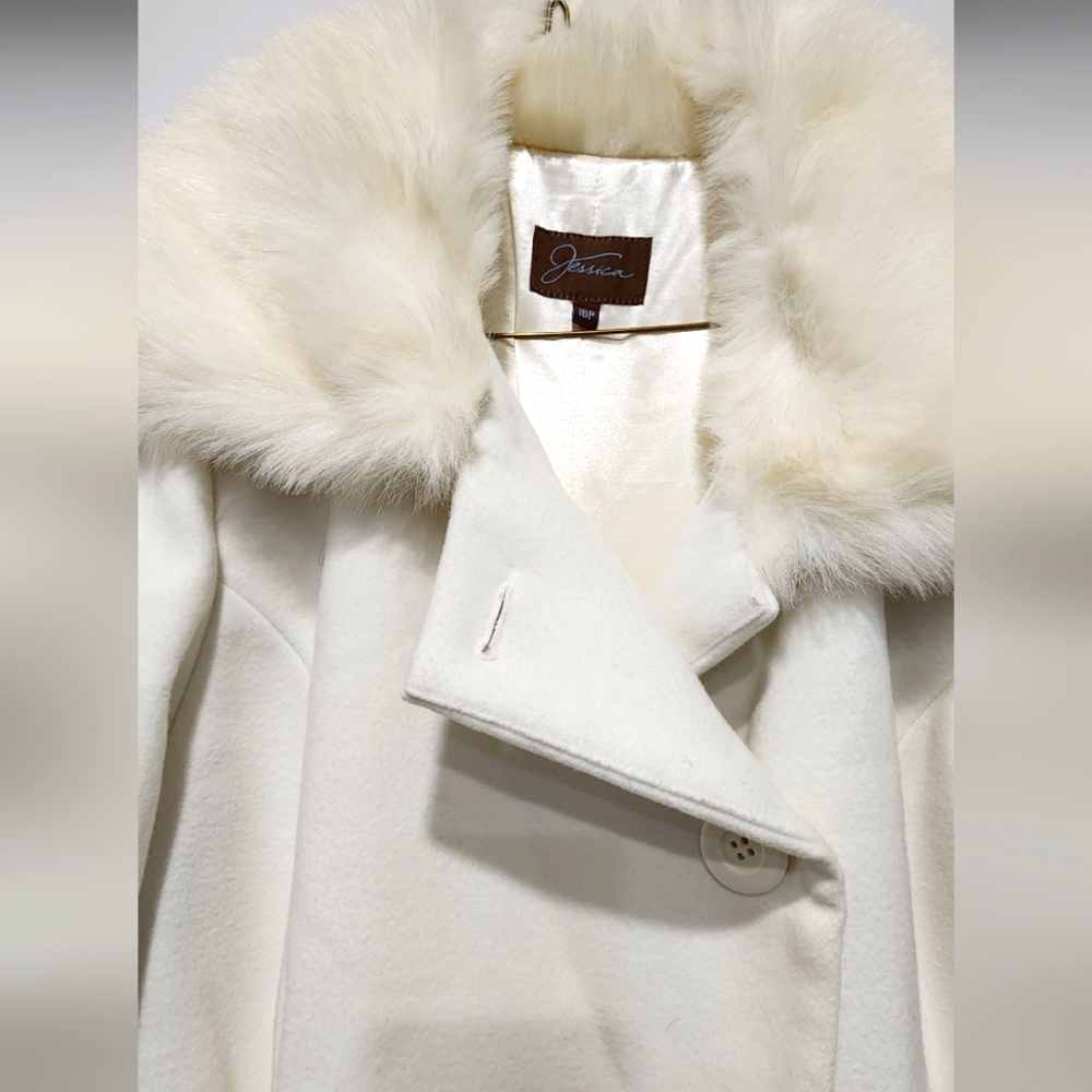 Long ankle length coat fur wool